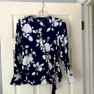 Talbots dress floral blouse